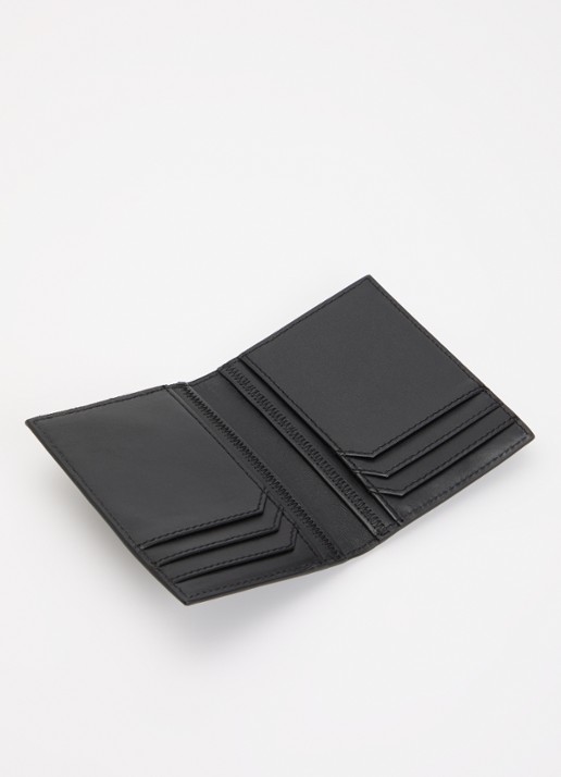 Zadig&Voltaire Pasjeshouder van leer - voorkant 2 zwart