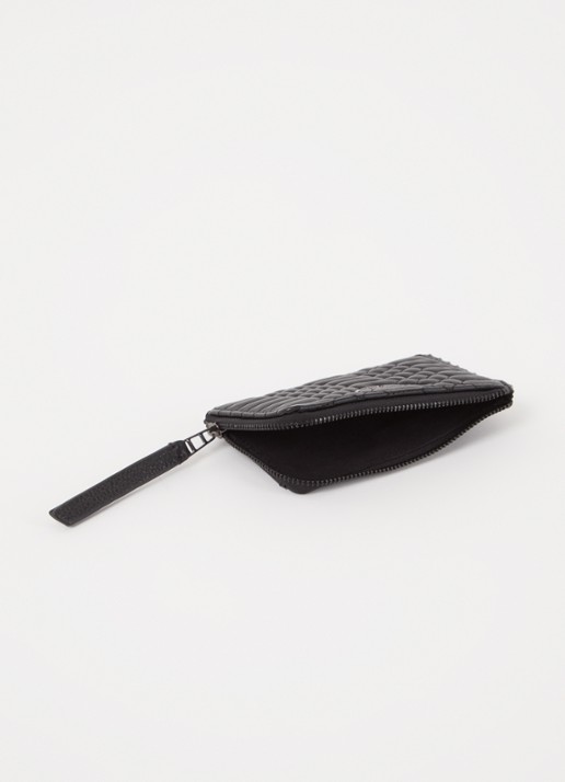 Zadig&Voltaire Pasjeshouder van quilted leer - voorkant 2 zwart
