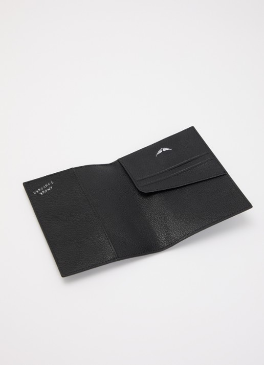 Zadig&Voltaire Paspoortetui met logo - detail zwart