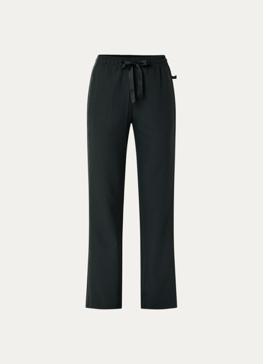 Zadig&Voltaire Poma high waist loose fit joggingbroek met steekzakken - voorkant grijsmele