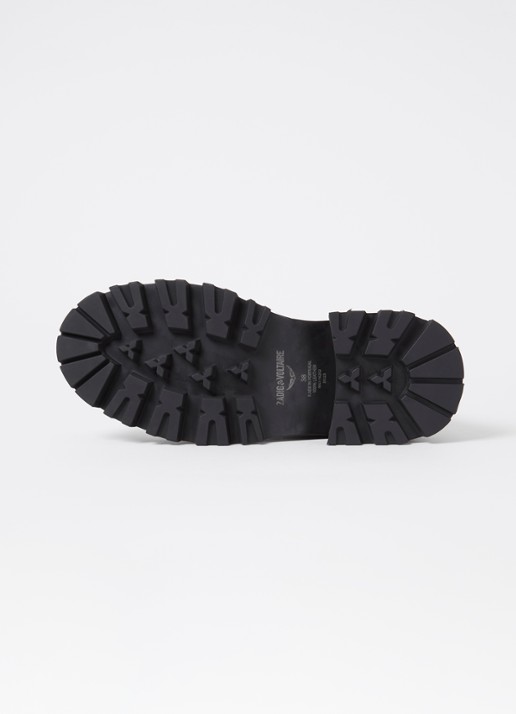 Zadig&Voltaire Ride chelsea boot van kalfsleer  - detail 3 zwart