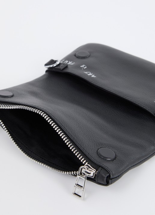 Zadig&Voltaire Rock clutch met afneembare schouderriem - detail zwart