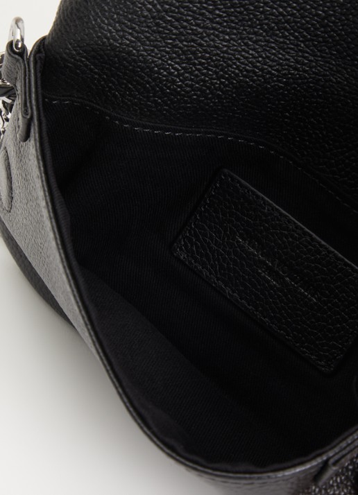 Zadig&Voltaire Rock Mini clutch van leer - detail 2 zwart