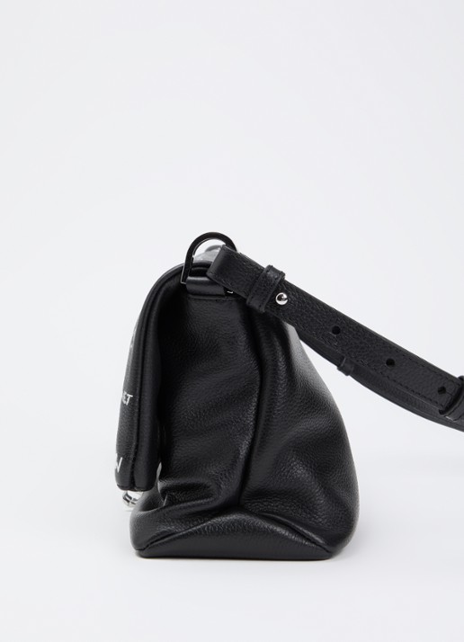 Zadig&Voltaire Rocky II schoudertas van leer met verstelbare schouderriem - detail 4 zwart