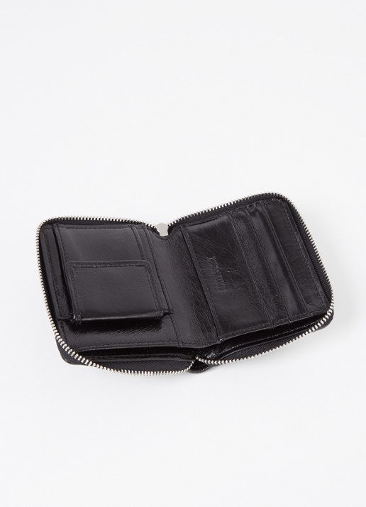 Zadig&Voltaire Sunny Mini portemonnee van leer - voorkant 2 zwart