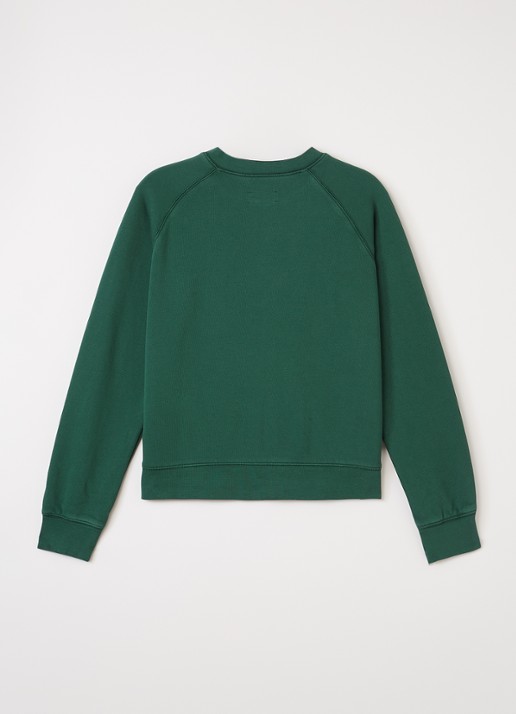 Zadig&Voltaire Sweater met logoprint - voorkant 3 donkergroen