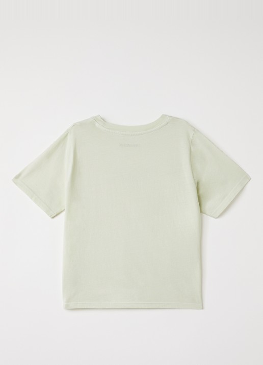 Zadig&Voltaire T-shirt met logoprint - voorkant 2 lindegroen