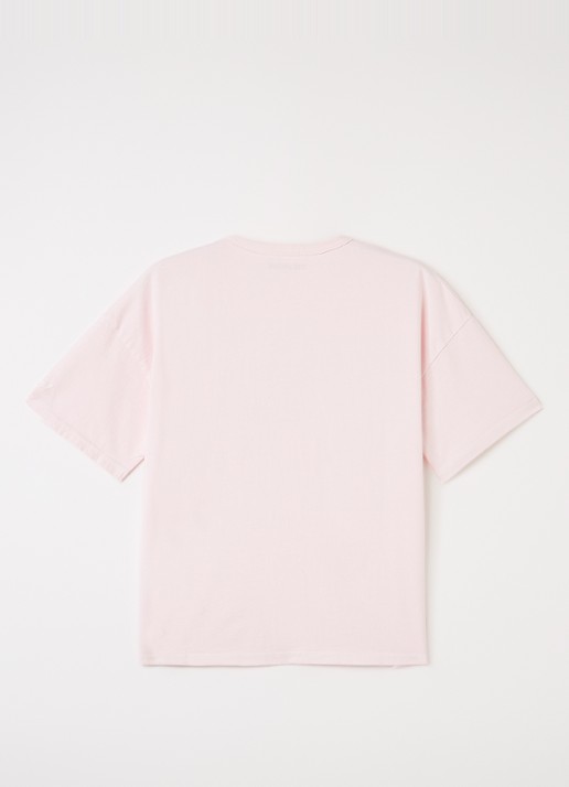 Zadig&Voltaire T-shirt met strass - voorkant 2 lichtroze
