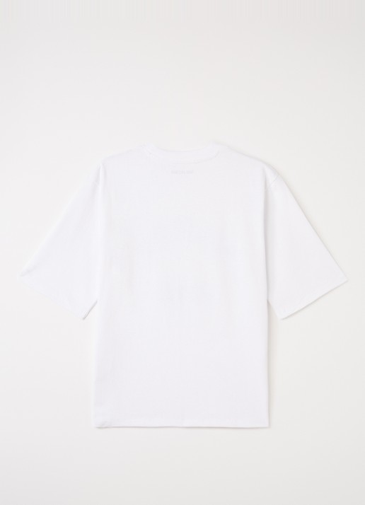 Zadig&Voltaire T-shirt met strass - voorkant 2 wit