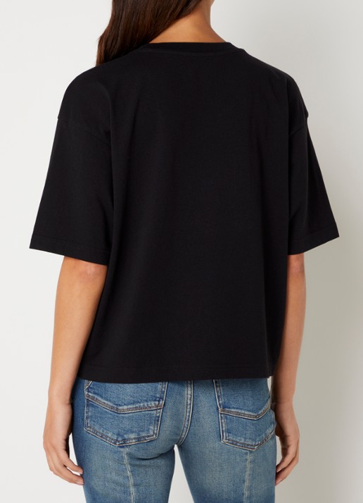 Zadig&Voltaire Tadia T-shirt met strass - achterkant 4 zwart