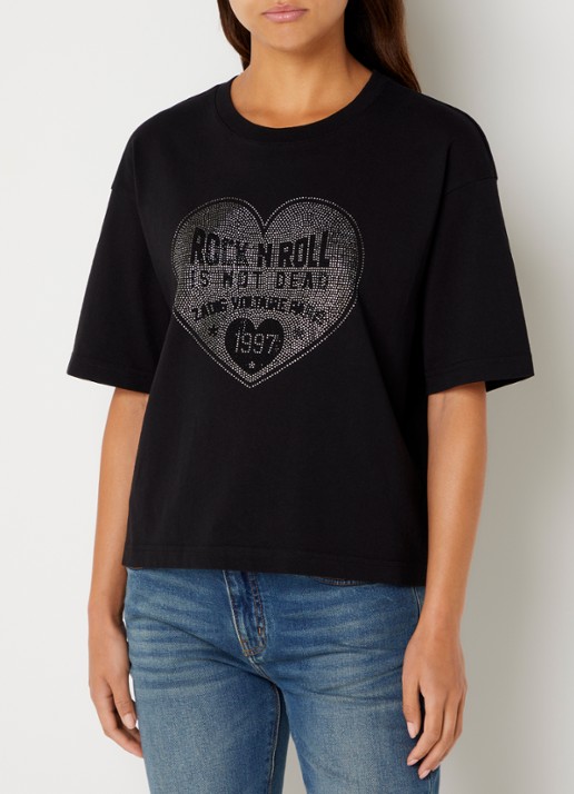 Zadig&Voltaire Tadia T-shirt met strass
