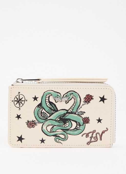 Zadig&Voltaire Tattoo portemonnee van lakleer met print