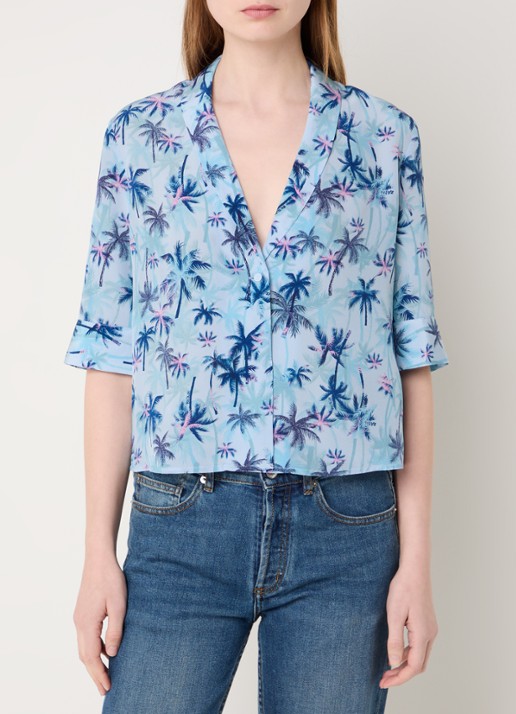 Zadig&Voltaire Telmos tuniek van zijde met print
