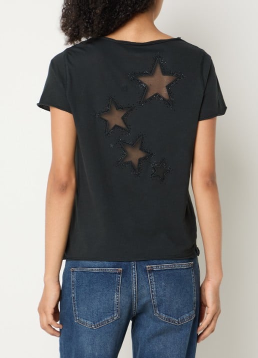 Zadig&Voltaire Tunsien T-shirt met strass