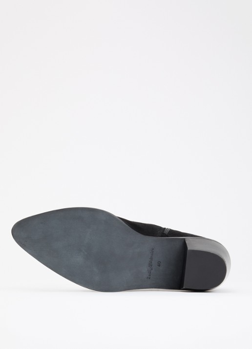 Zadig&Voltaire Tylow cowboylaars van suède - detail 2 grijs