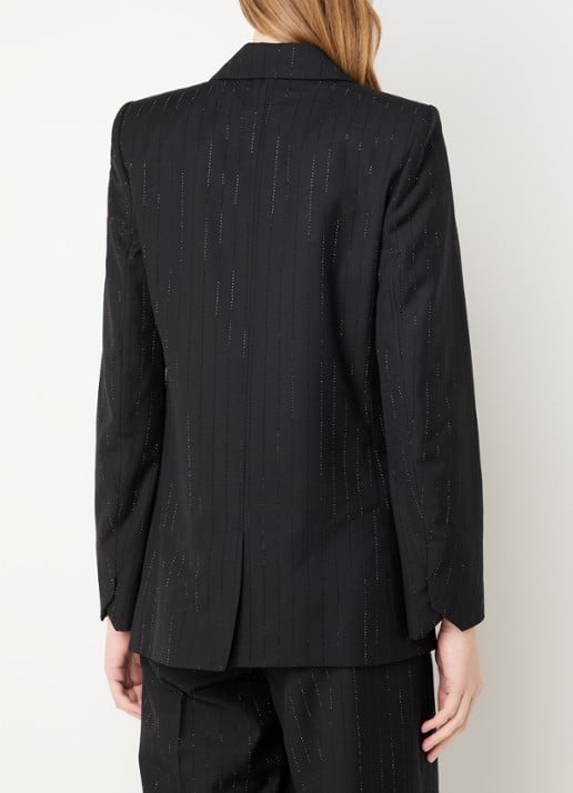 Zadig&Voltaire Valse blazer met strass - achterkant zwart