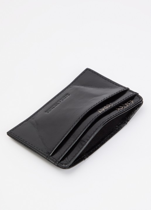 Zadig&Voltaire Vintage pasjeshouder van leer met studs - voorkant 2 zwart