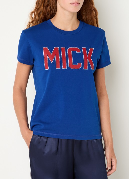 Zadig&Voltaire Walk T-shirt met print en strass