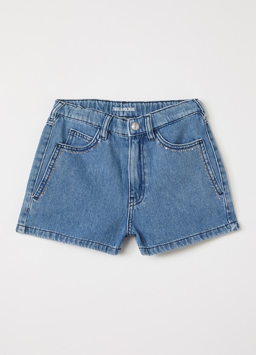 Zadig&Voltaire Wide leg korte broek van denim