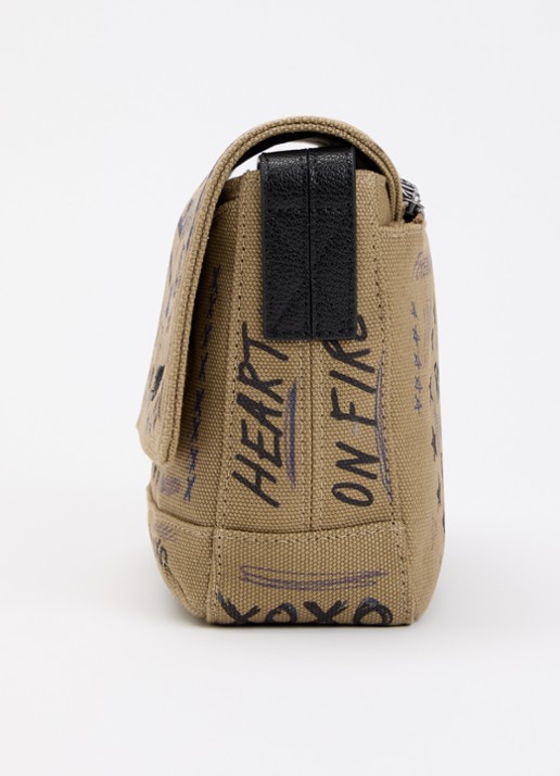 Zadig&Voltaire Z Camp Satchel schoudertas van canvas - detail 3 khaki