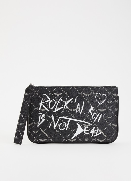 Zadig&Voltaire Z Pouch clutch met print