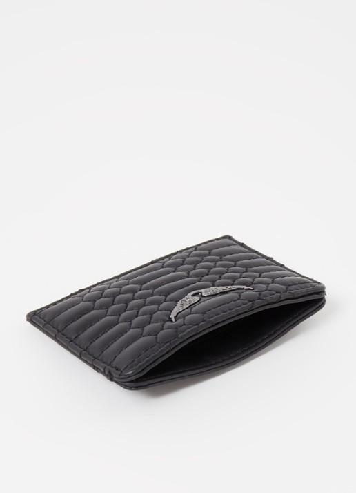 Zadig&Voltaire ZV pasjeshouder van lamsleer - voorkant 3 zwart