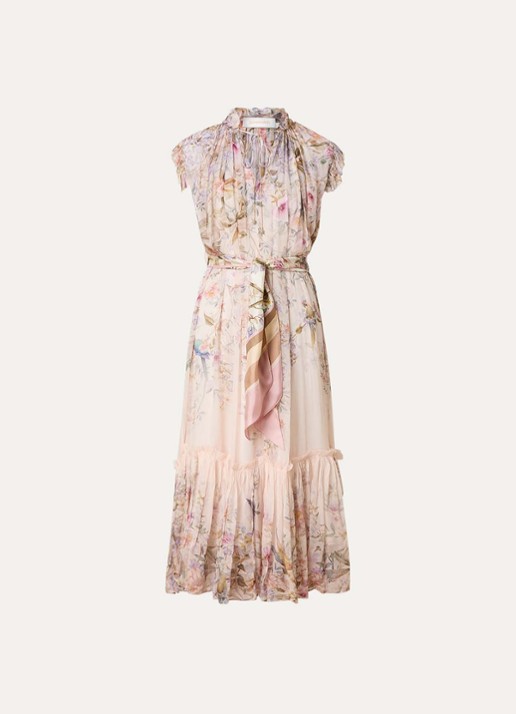 Zimmermann Rebellion midi tuniekjurk met bloemenprint