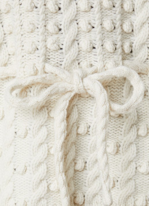 Zimmermann Trui van wol met opstaande kraag - detail 2 gebroken wit