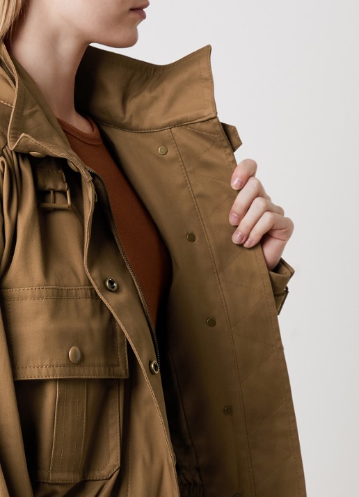 Zimmermann Valiant bomberjack met borstzakken - detail 6 taupe