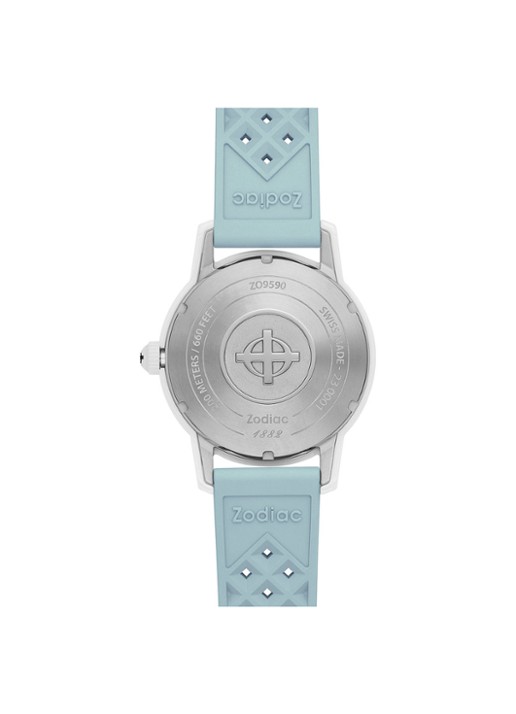 Zodiac Compression Diver horloge ZO9590 - detail 5 wit