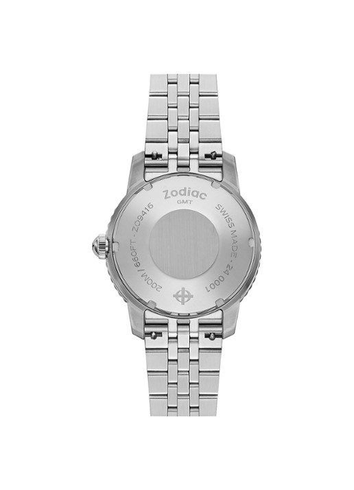 Zodiac Gmt horloge ZO9416 - detail 4 zilver