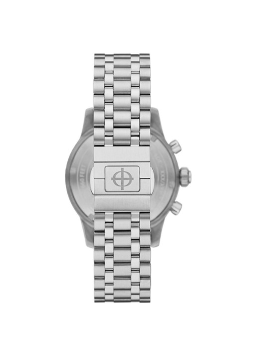 Zodiac Sea-Chron horloge ZO3605 - detail zilver