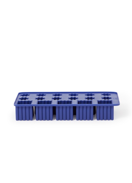 Zone Ice Ace ijsblokjesvorm van siliconen - voorkant blauw