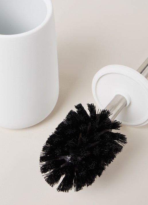 Zone Nova toiletborstel met houder - detail 3 wit