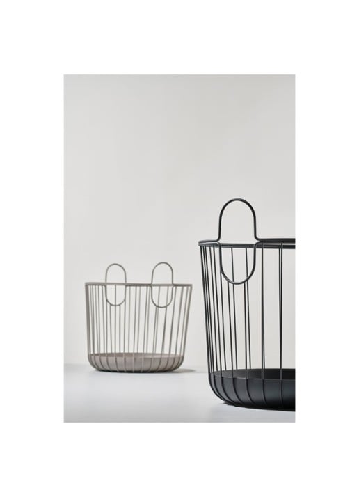 Zone Opbergmand Uni 41 cm - voorkant 2 zwart