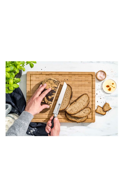Zwilling All Star broodmes 20 cm - detail zwart