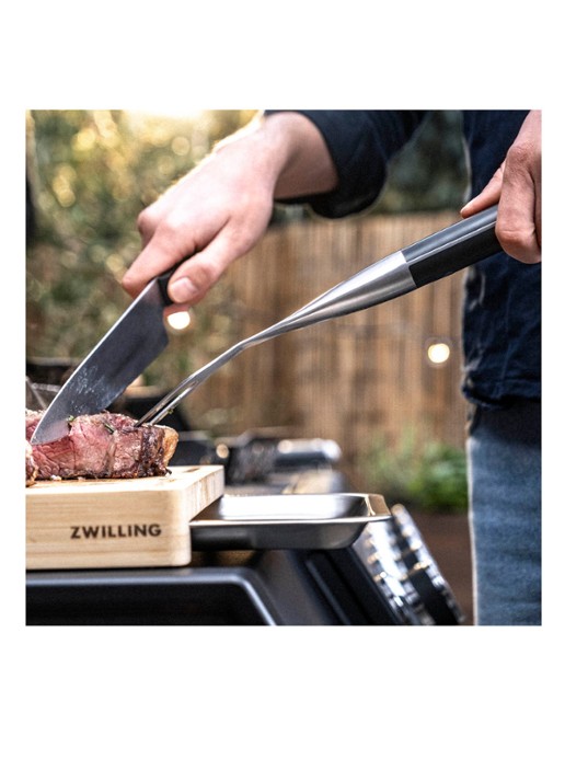 Zwilling Barbecue vleesvork 41 cm - detail 3 zilver
