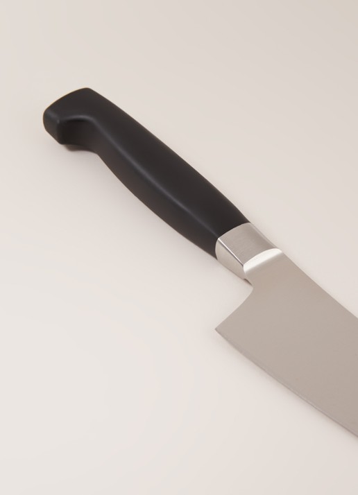 Zwilling Four Star compact koksmes - detail zilver