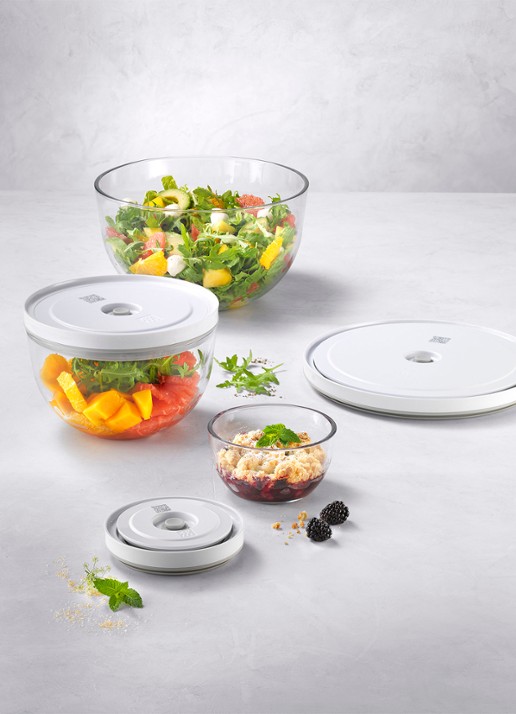 Zwilling Fresh & Save Vacuüm vershouddoos set van 3 - achterkant transparant