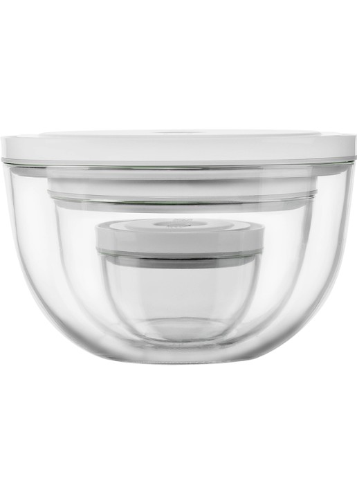 Zwilling Fresh & Save Vacuüm vershouddoos set van 3 - voorkant 3 transparant