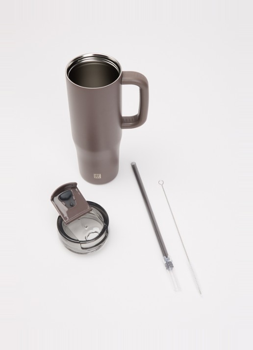 Zwilling Thermosbeker 90 cl - voorkant 2 donkerbruin