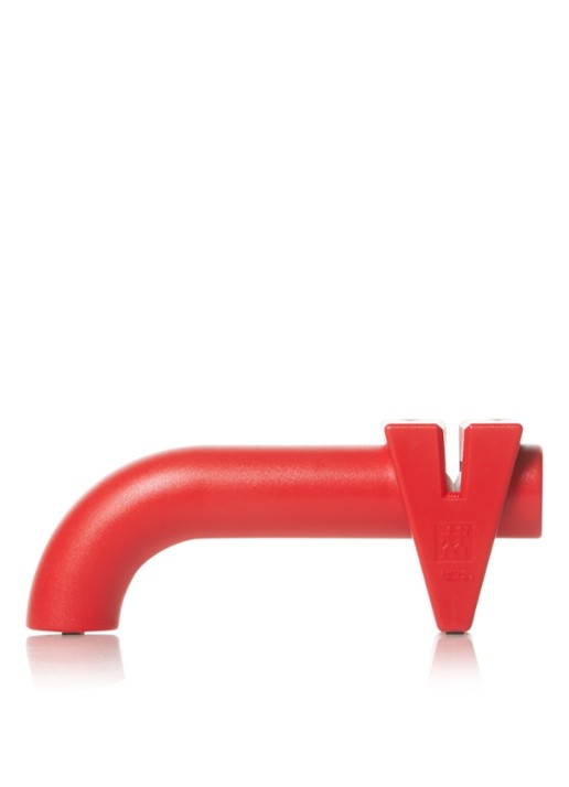 Zwilling Twinsharp messenslijper - voorkant steenrood