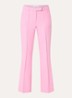 Chantalle high waist wide fit pantalon met persplooi en structuur - Lichtroze