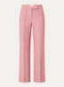 Chantalle high waist wide fit pantalon met persplooi en structuur - Roze