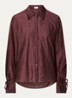 Marel blouse met metallic finish - Bordeauxrood