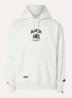 Hoodie met logo - Lichtgrijs