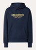 Garcon hoodie met logoprint - Donkerblauw