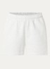 High waist wide fit korte joggingbroek met steekzakken - Grijsmele