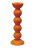 Bobbin kandelaar 24 cm - Oranje
