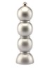 Bobbin zout- en pepermolen 24 cm - Zilver